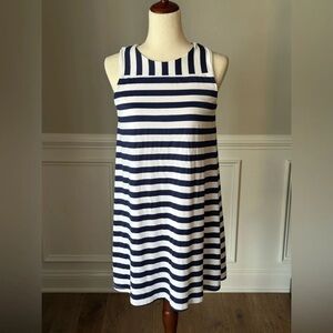 Susana Monaco Navy and White Striped Shift Dress - Size S - Perfect condition